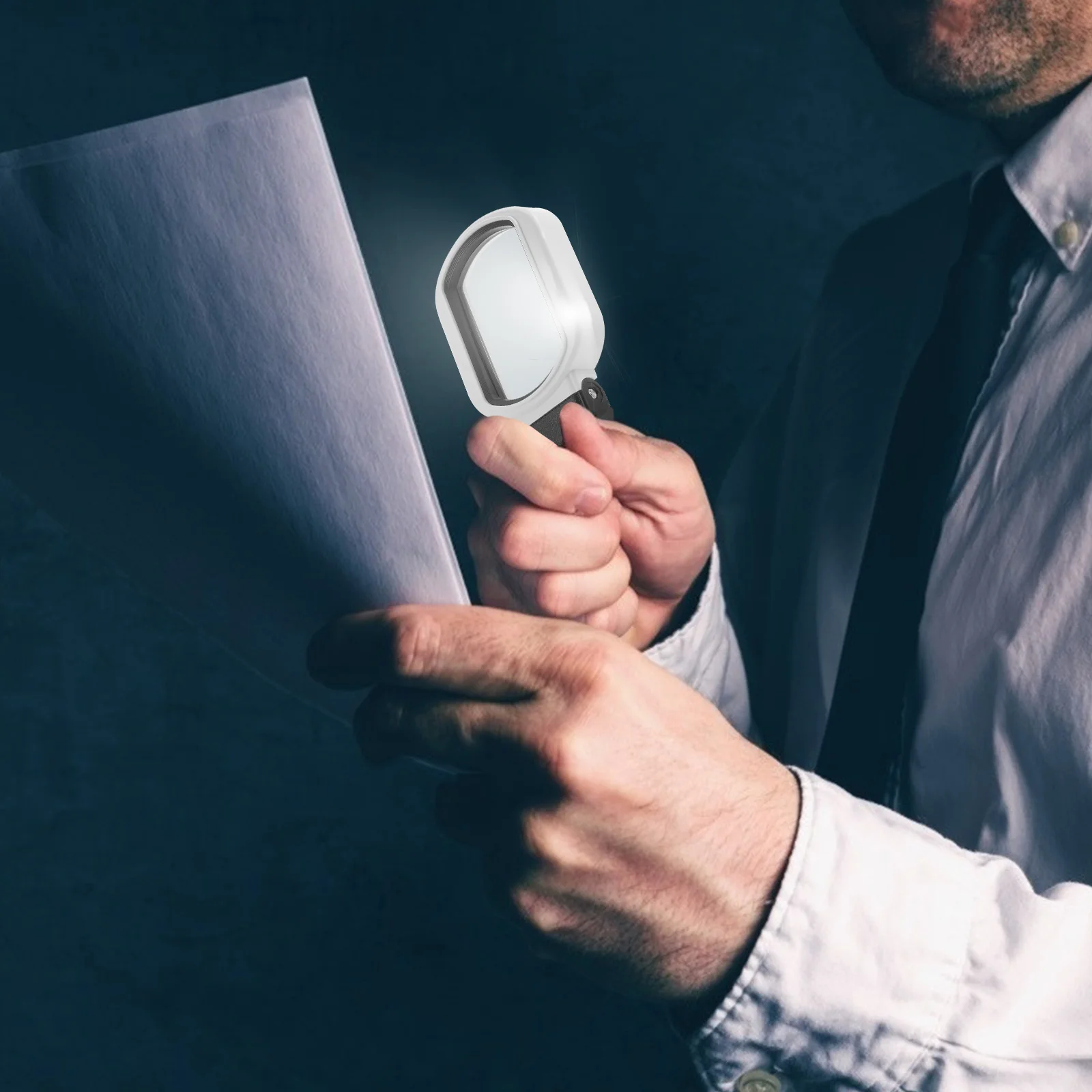 

9 Leds Verification Magnifying Glass 25X 10X Portable Foldable Handheld Reading Magnifier Jewelry Authentication Identification