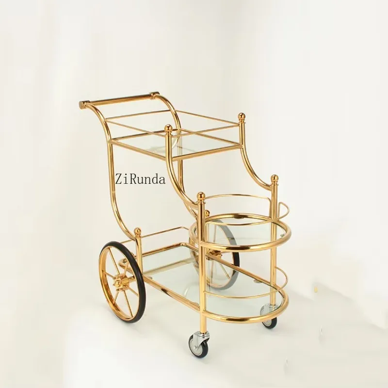 بار عربة فندق مطعم عربة متنقلة شاحنة جين ثلاثية تجارية