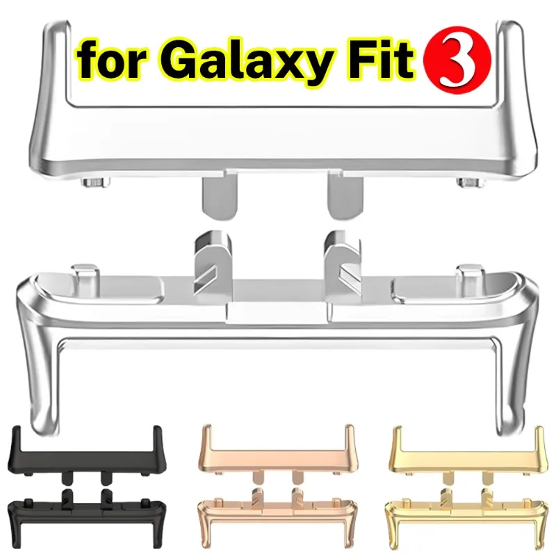 

2 шт. разъем для Samsung Galaxy Fit 3, адаптер из нержавеющей стали, ремешок для часов, быстрый браслет для часов Fit 3, аксессуары 18 мм