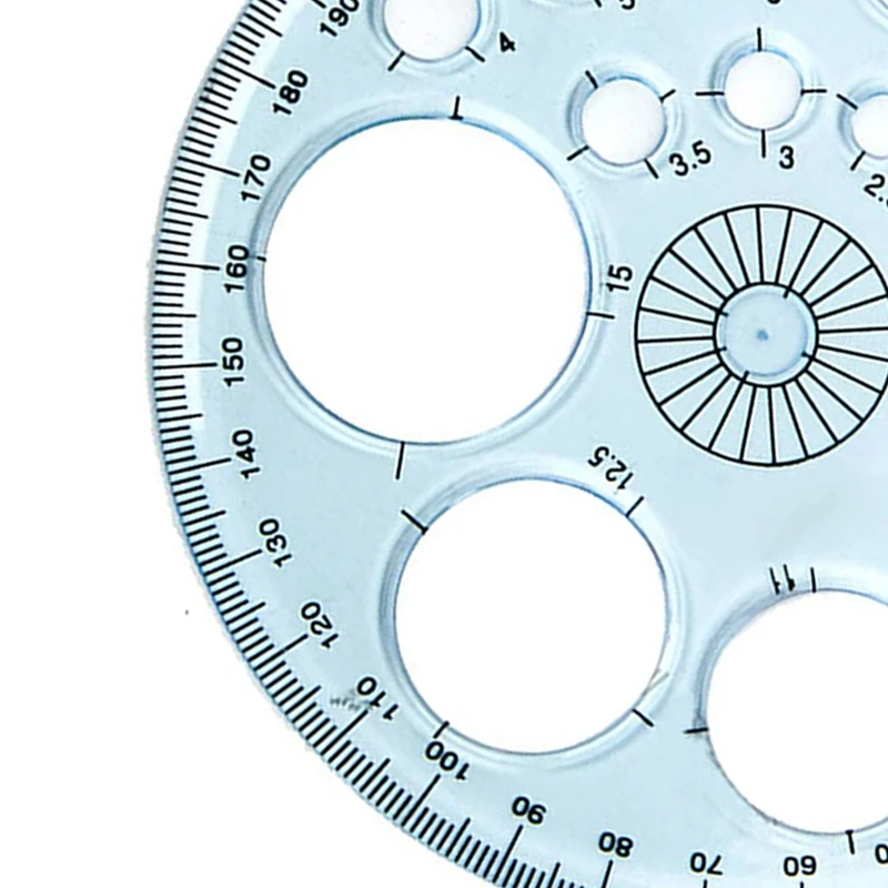 Règle géométrique universelle multifonctionnelle, outil de mesure de modèle de dessin géométrique