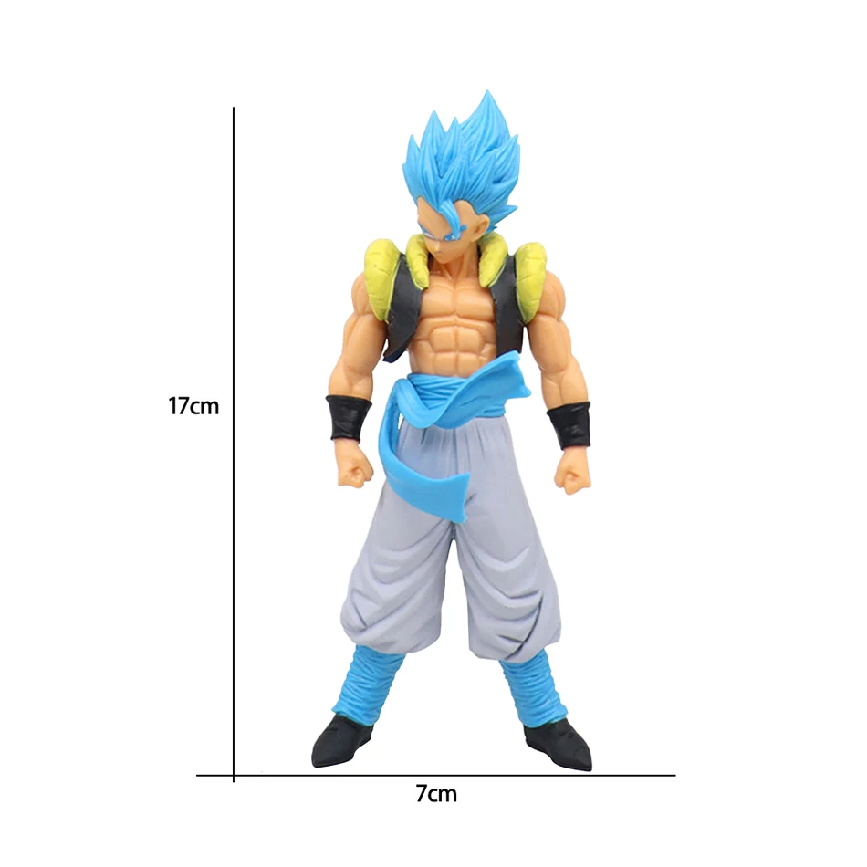 17-18cm anime dragon ball z super saiyan son goku broly vegeta anime figura de ação modelo presentes estatuetas colecionáveis para crianças