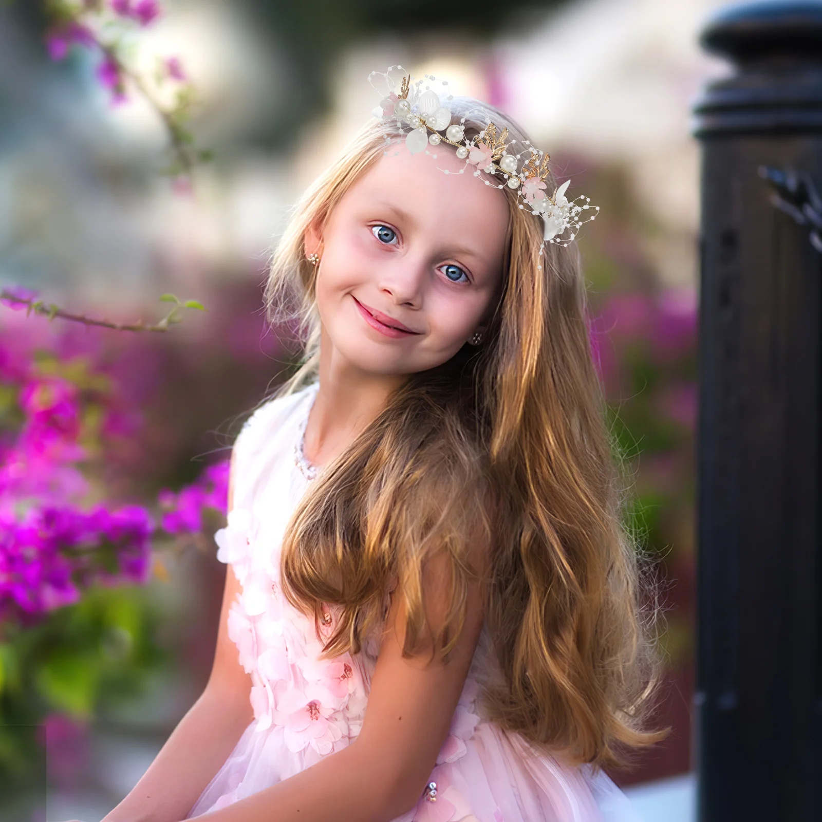 

Pearl Headband Present Artificial Girls Headdress Wedding Bridesmaid Toddler Hair Accessory