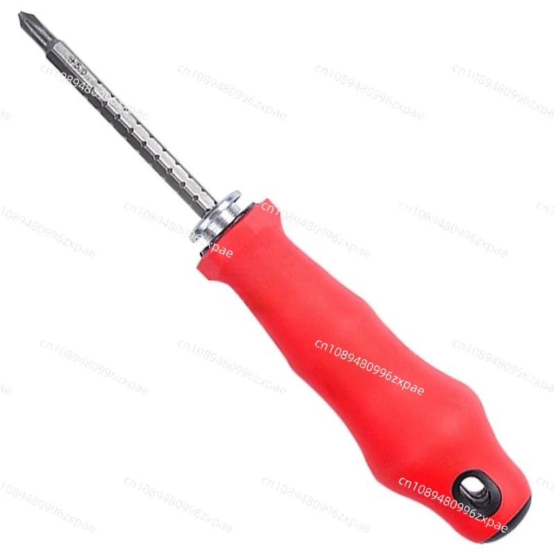 telescopic dual purpose magnetic screwdriver set cross flat bits household maintenance repair hand tools
