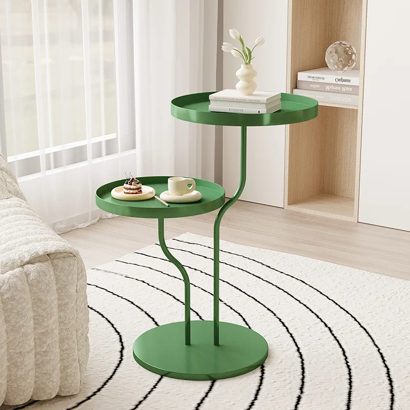 Metal Round Coffee Table Simple Cheap Outdoor Acrylic Minimalist Side Table Dinner Service Kaffee Tische Entrance Hall Furniture