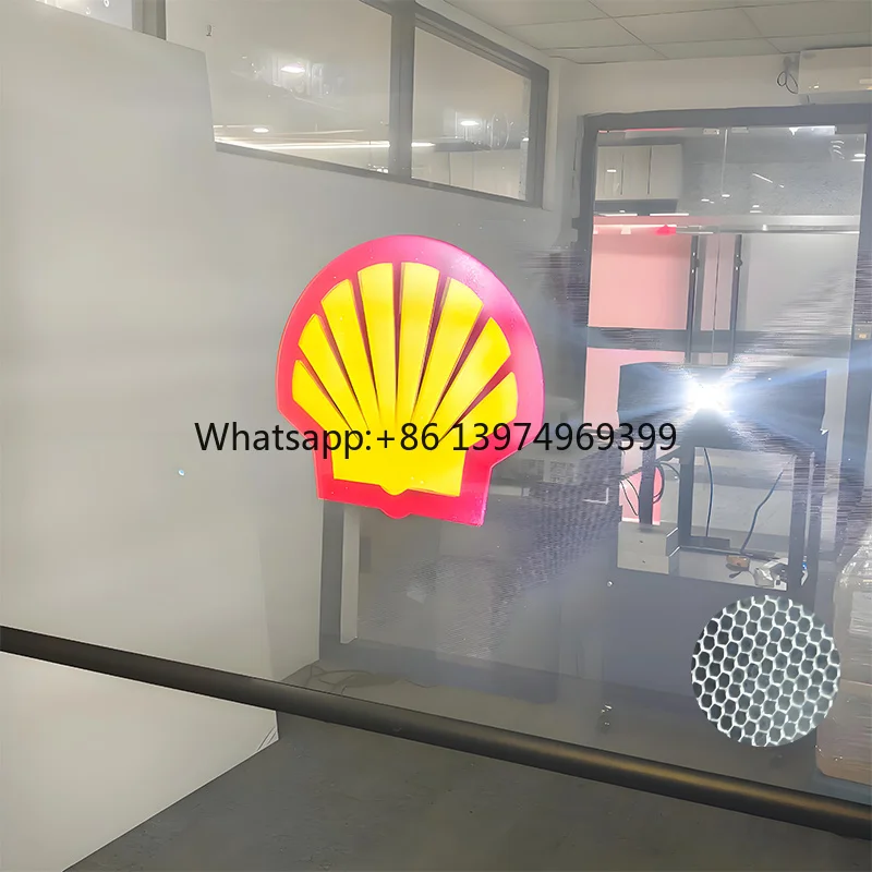 3D Holographic Mesh Projection Screen, High-transparency Gauze Screen, Suitable for Large-scale Projection Scenarios