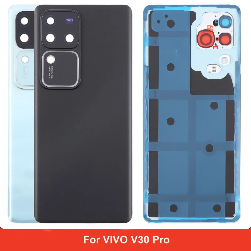 Battery Back Cover for VIVO V30 Pro back cover with Camera Lens Repair Replacement Part