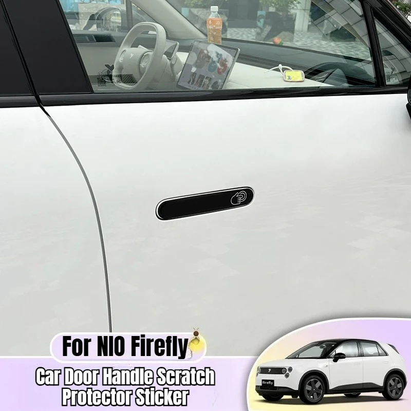 For NIO Firefly 2026 Car Door Handle Anti-Scratch Sticker Drip Glue Protective Decal Auto Body Trim Anti-wear Guard Accessories