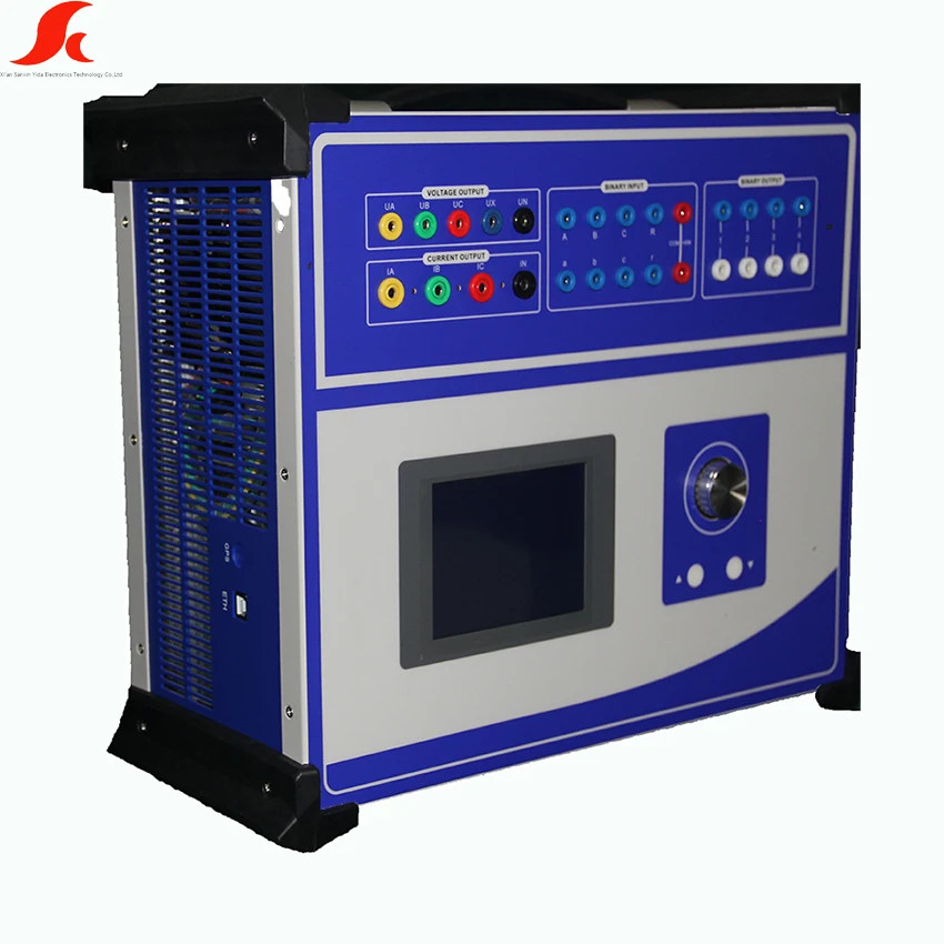 220V Digital Protection IP55 Relay Tester Set 0.1 Accuracy Electronic Second Current Injection for Machine for System 1 Year