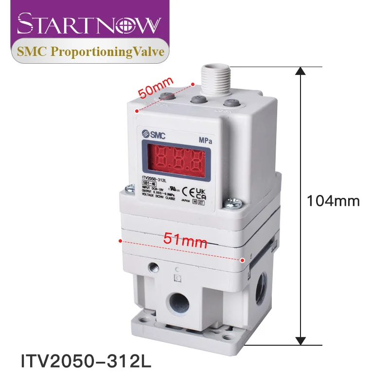 Startnow SMC Type Proportional Valve ITV1050-312L ITV1050-312N ITV1050-312N2 Vacuum Pressure Regulator Pneumatic Components