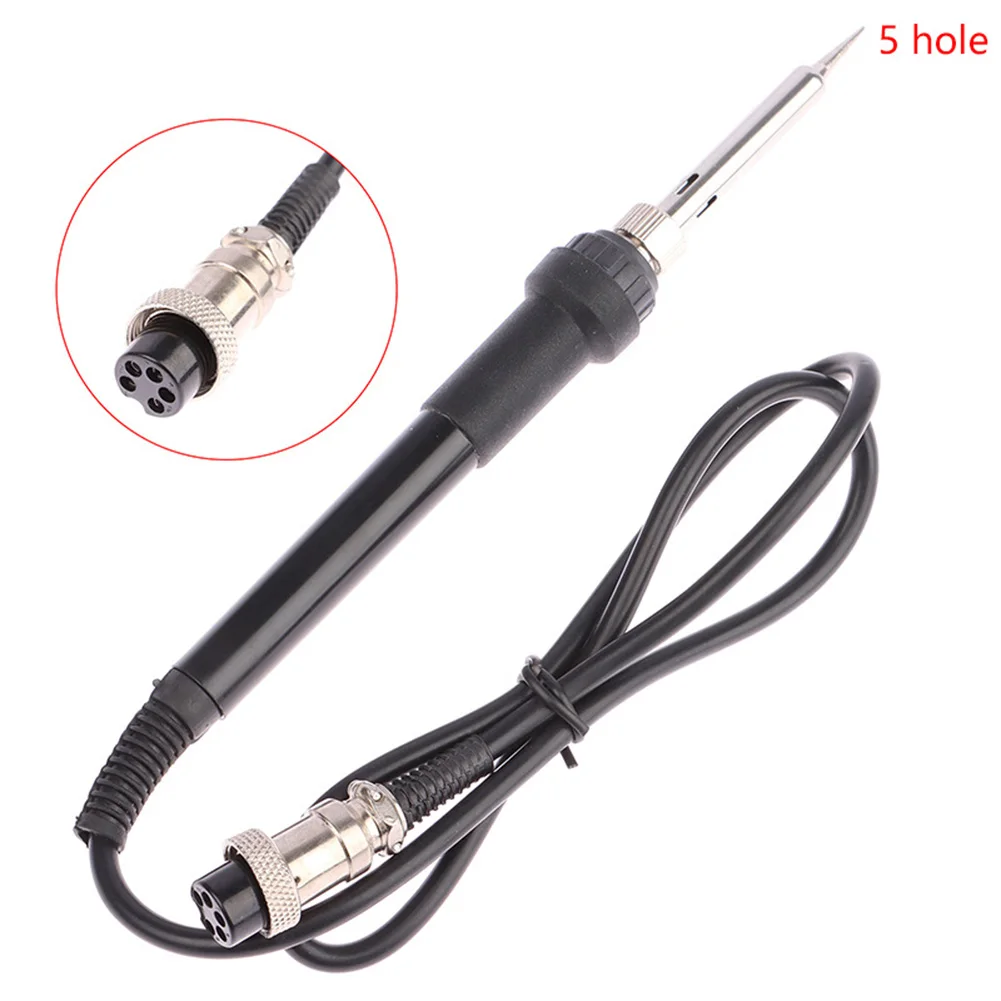

2PCS Soldering Iron Handle Electric 5 Hole 5 Pin Compatible with 852D 853D 878AD 898D 936B 937D Welding Stations
