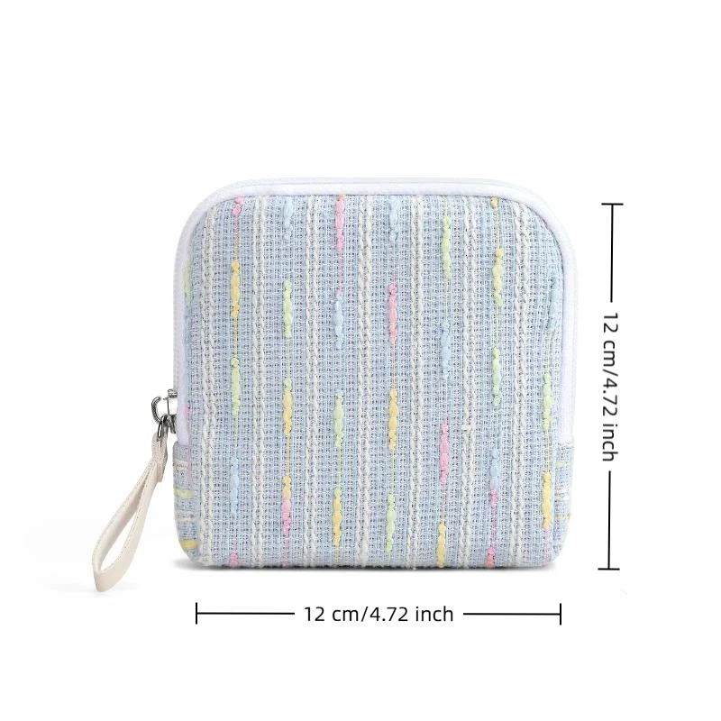 Portable Jewelry Bag Multi-layer Crystal Bracelet Packaging With Tassel Zipper