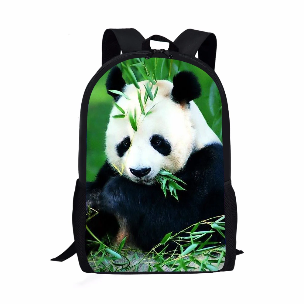 Mochila de impressão panda bonito para crianças, mochila escolar, mochila infantil, mochila de estudante, mochilas multifuncionais, moda