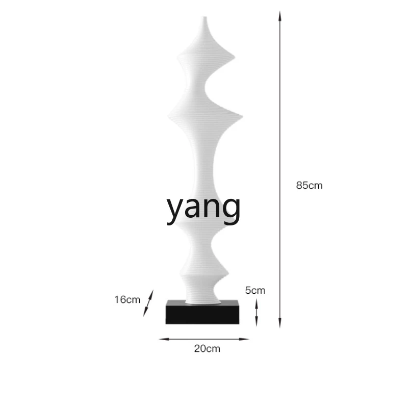 CX high-end sense floor-to-ceiling art ornament thread surprise silent wind sculpture Italian display stand