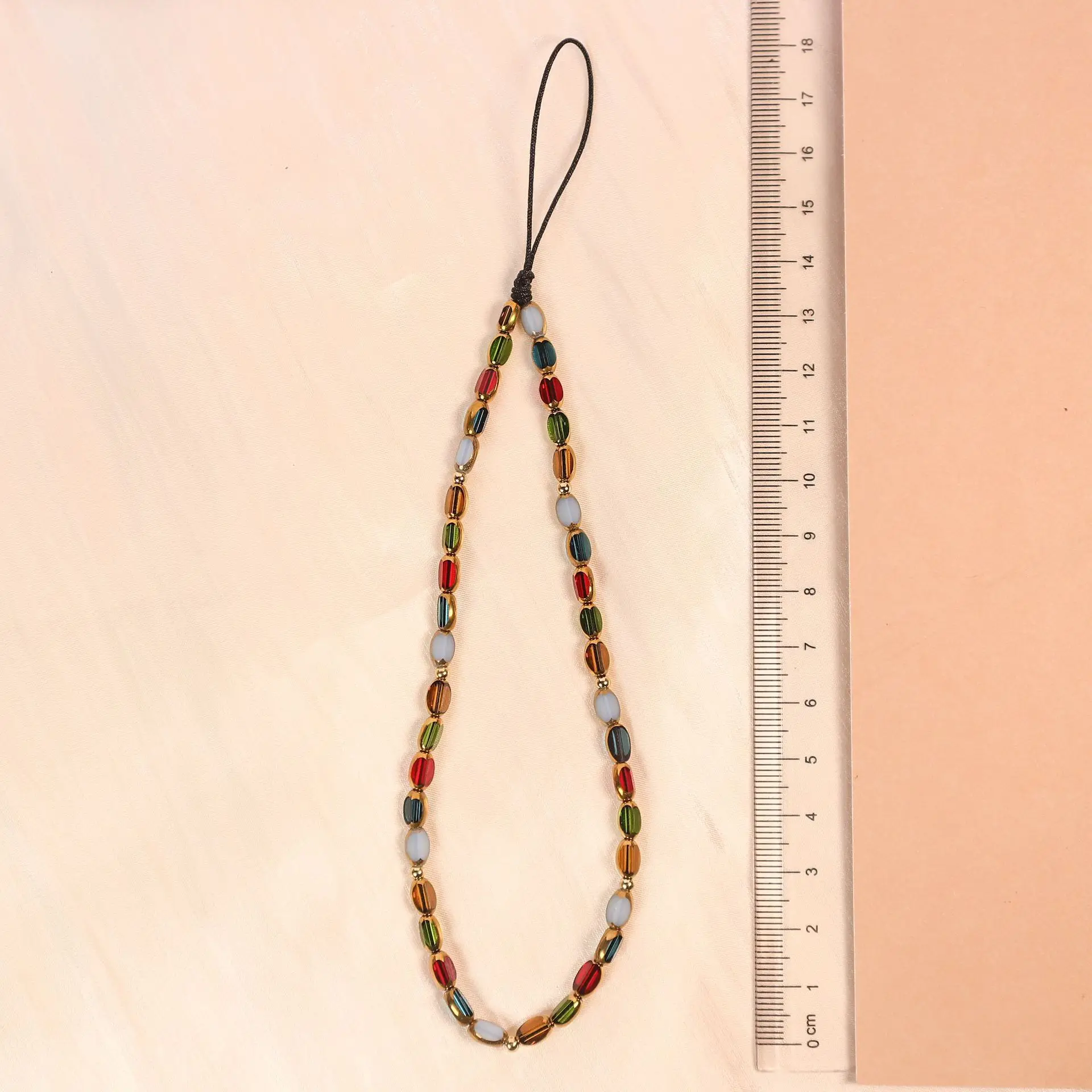 Originelles Design im böhmischen Stil, Handy-Charm, Kettenriemen, Schlüsselanhänger, farbkonserviertes Kameraketten-Lanyard aus Metall – Detail 5