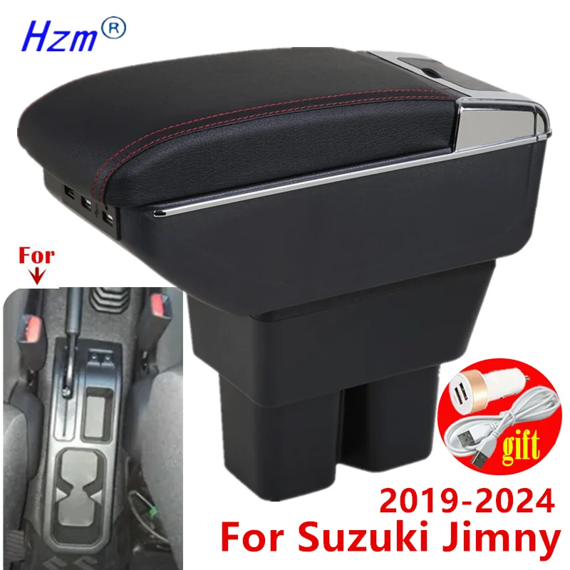 

For Suzuki Jimny Armrest box For Suzuki Jimny JB74 2019-2025 Car Armrest box Storage Box Cup holder Retrofit Car Accessories