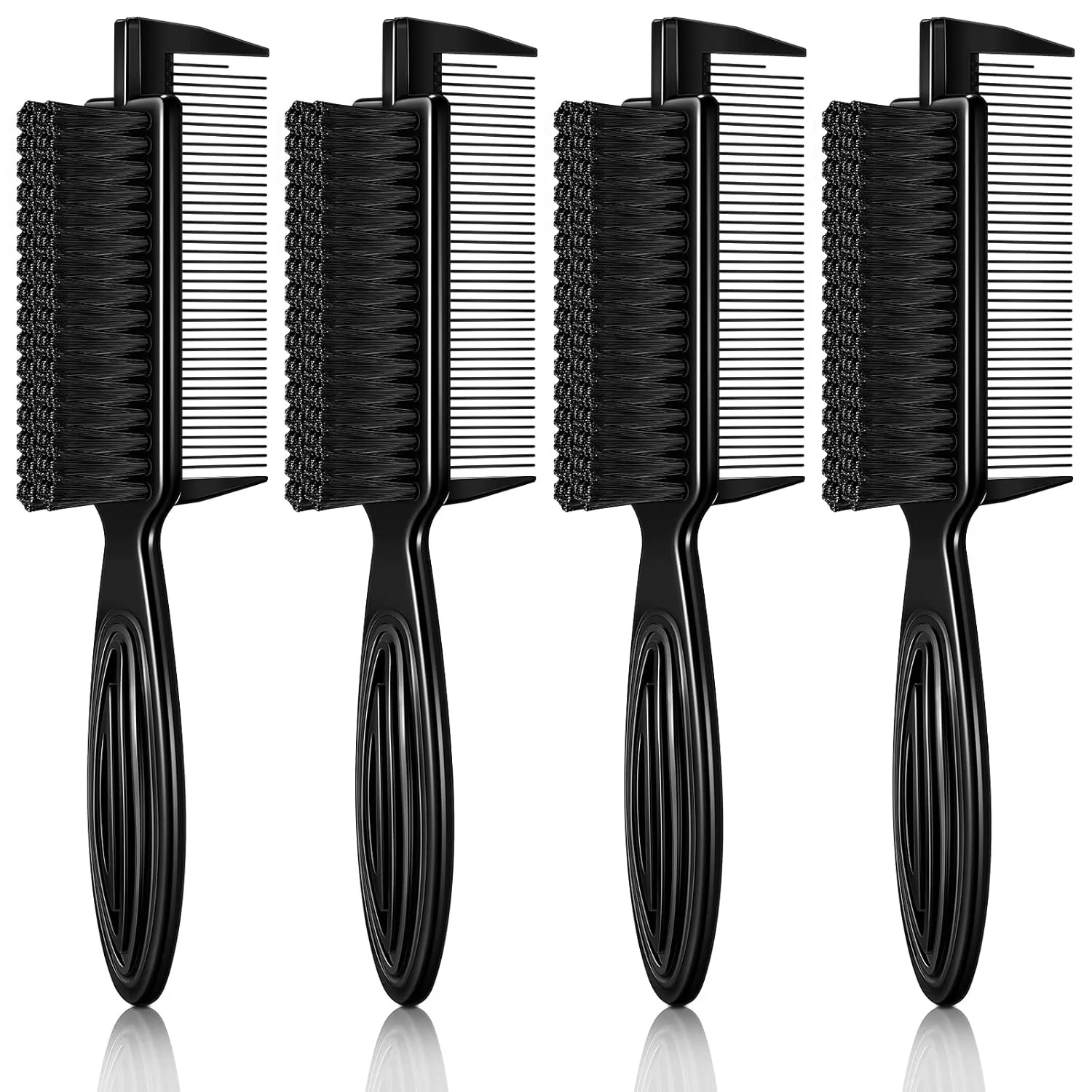 

One Comb Dual-use Men Beard Fade Brush Barber Neck Sweeping Brush Comb Haircut Accessories Facial Cleaning Tools For Men Styling