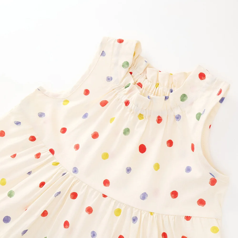 Girls Dress Summer New Polka Dot Fashion Korean Version Of The Children\'s Dress Cotton Cute Princess Dress Children\'s Clothing