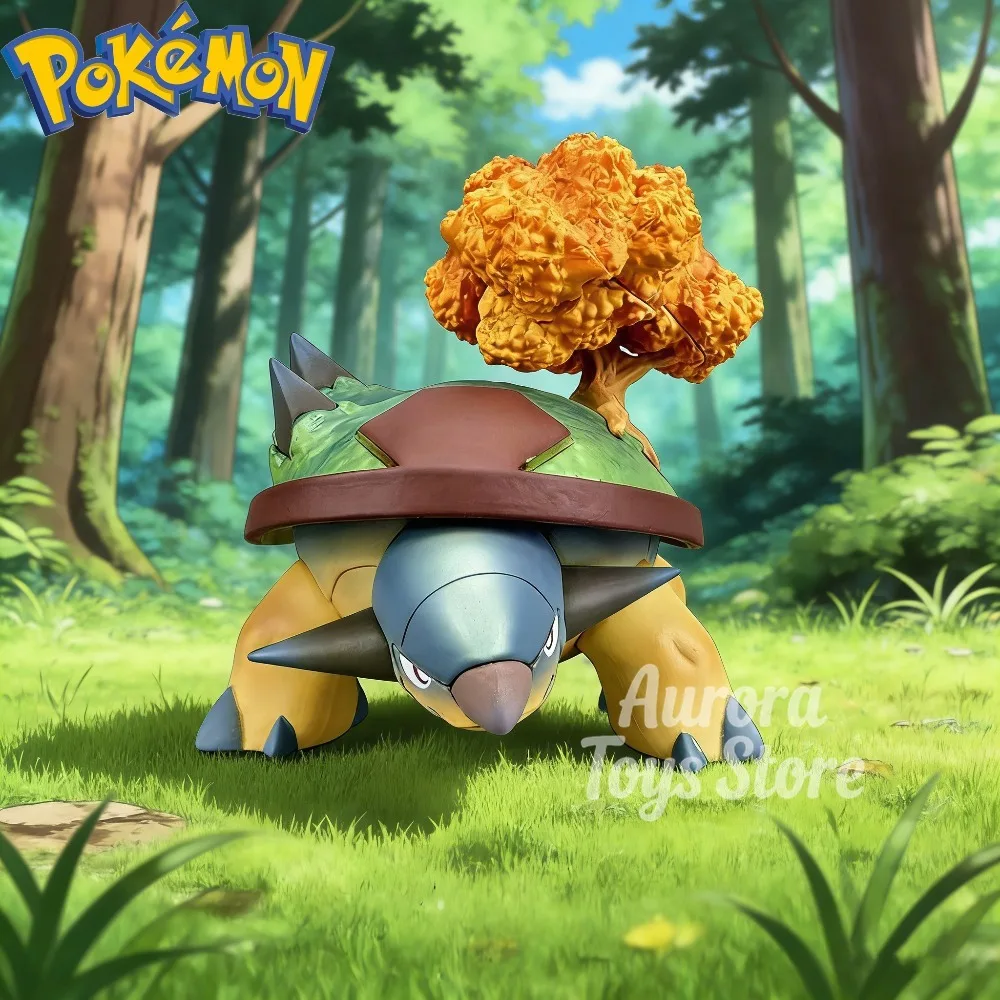 Figura de acción de Pokémon Torterra, estatua de Pvc, adorno de escritorio, modelo de colección, juguetes, regalos, 11cm/4,33 pulgadas