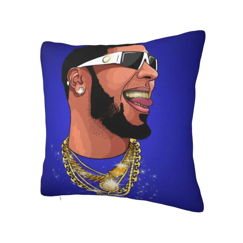 Custom Luxury A-Anuels Rapper AA Throw Pillow Cover Home Decorative Square Cushion Cover Pillowcover for Sofa