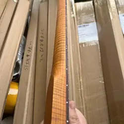 22 Frets 5A Tiger Roasted Maple Electric Guitar Neck Rosewood