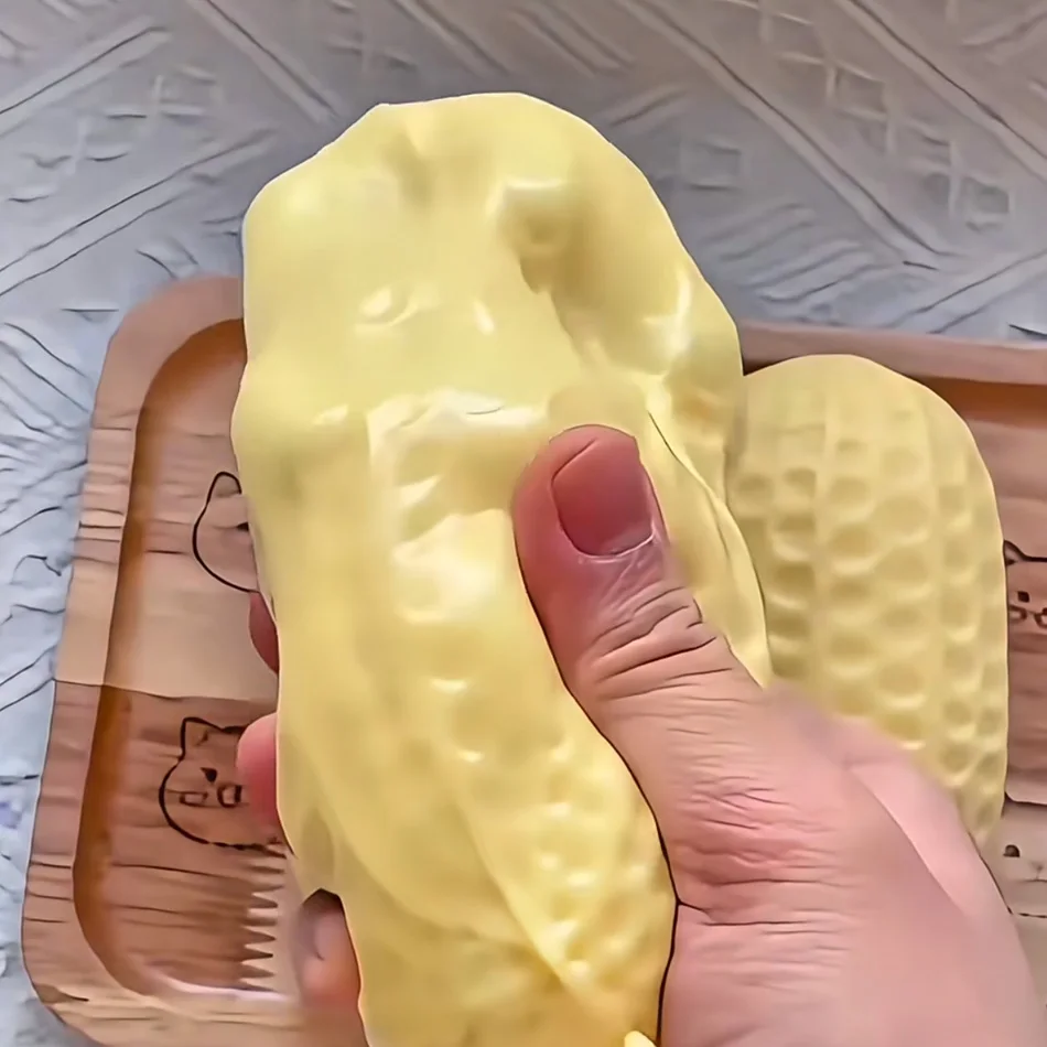 Weicher Erdnuss-Stressball Quetschspielzeug Ohne Rückfederung Butterweiches Gefühl Fidget-Spielzeug ASMR Sensorisches Anti-Stress-Spielzeug für Erwachsene – Detail 9