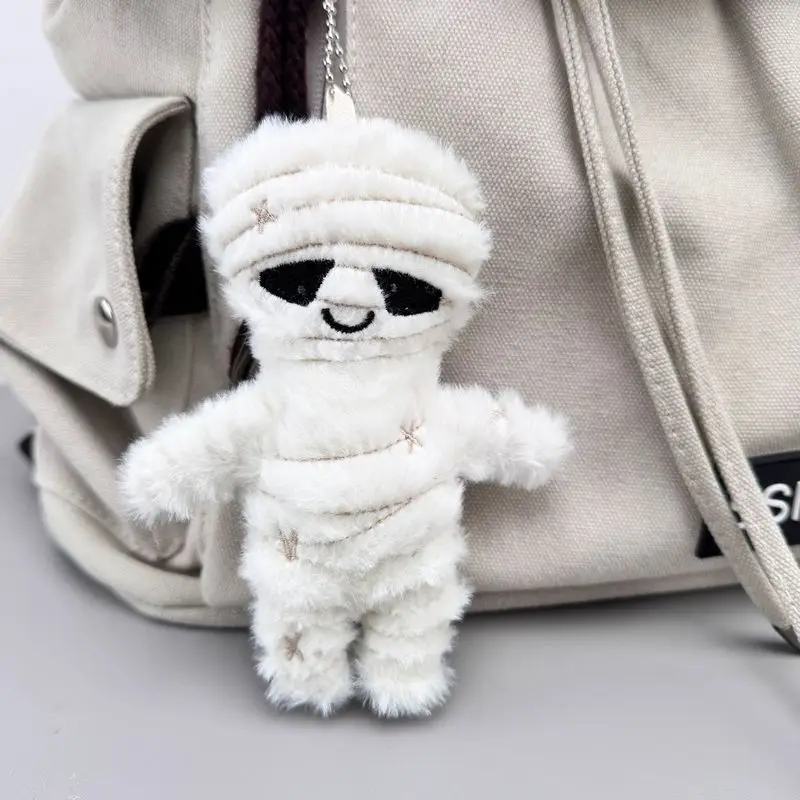 Novo em estoque múmia brinquedo de pelúcia boneca pendurado ornamento presente brinquedo para o dia das bruxas macio pelúcia animal figuras colecionáveis presentes