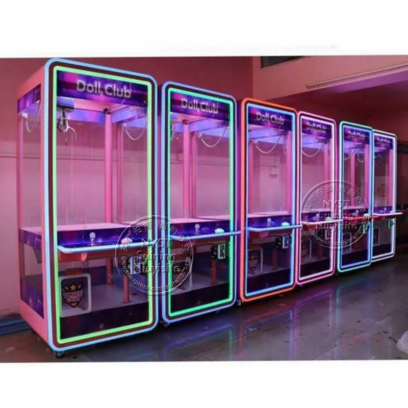 Shopping Malls Catch Plush Stuffed Toys Doll Prize Gift Claw Crane Vending Games Center Coin Operated Amusement Arcade Machine