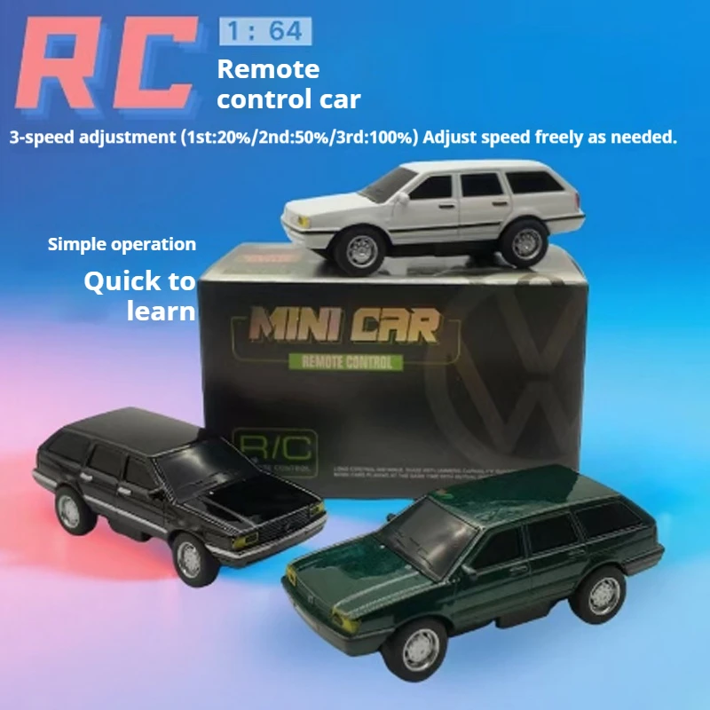 

1:64 Лидер продаж, мини-автомобиль с дистанционным управлением из сплава, ретро Санг, модель дорожного автомобиля, освещение, автомобиль с дистанционным управлением, игрушка для внедорожников