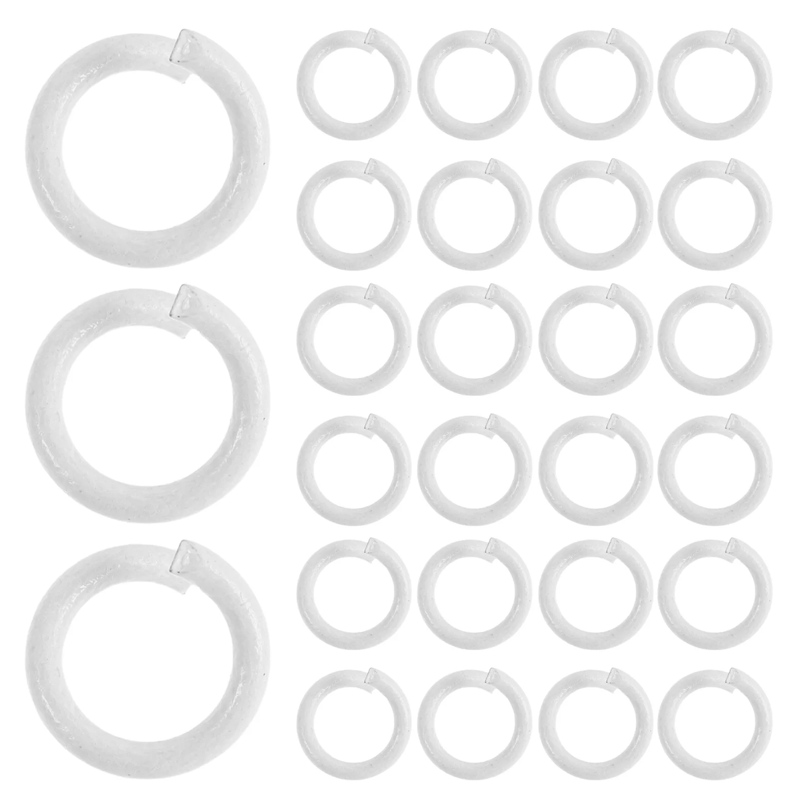 200pcs Book Holder 0.2" Metal Loose Binder For Flash Cards Index Cards Planner Rings Small Ring Binders Clip Rings Paper Storage