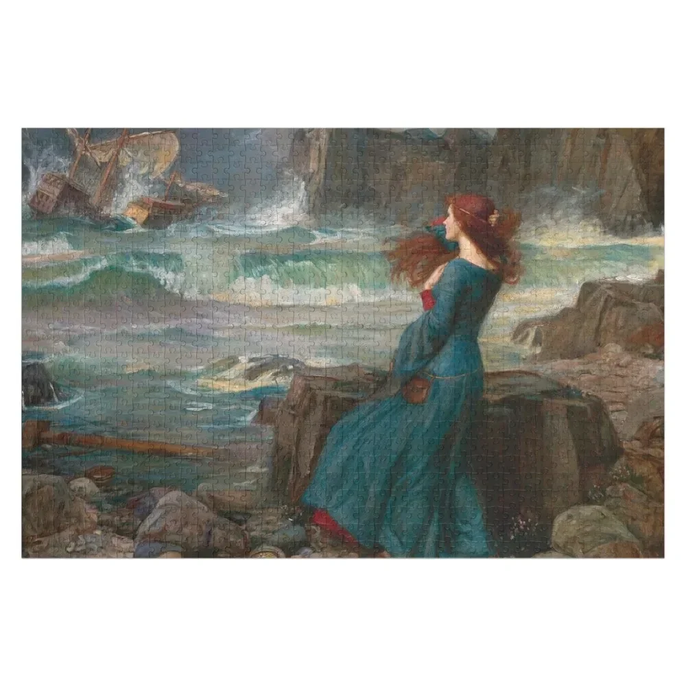 

Miranda and the Tempest - John William Waterhouse Jigsaw Puzzle Personalized Photo Gift Photo Custom Custom Gifts Puzzle