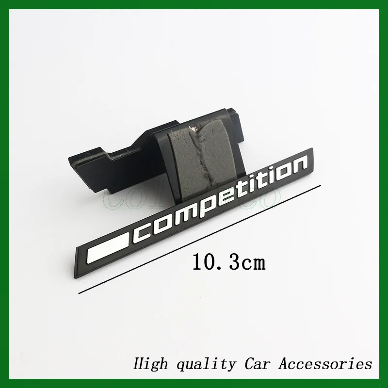 3D ABS Car Trunk Emblem COMPETITION Bar Underlined Emblem for M2 M3 M4 M5 M6 M8 X2M X3M X4M X5M X6M X7M Badges Sticker