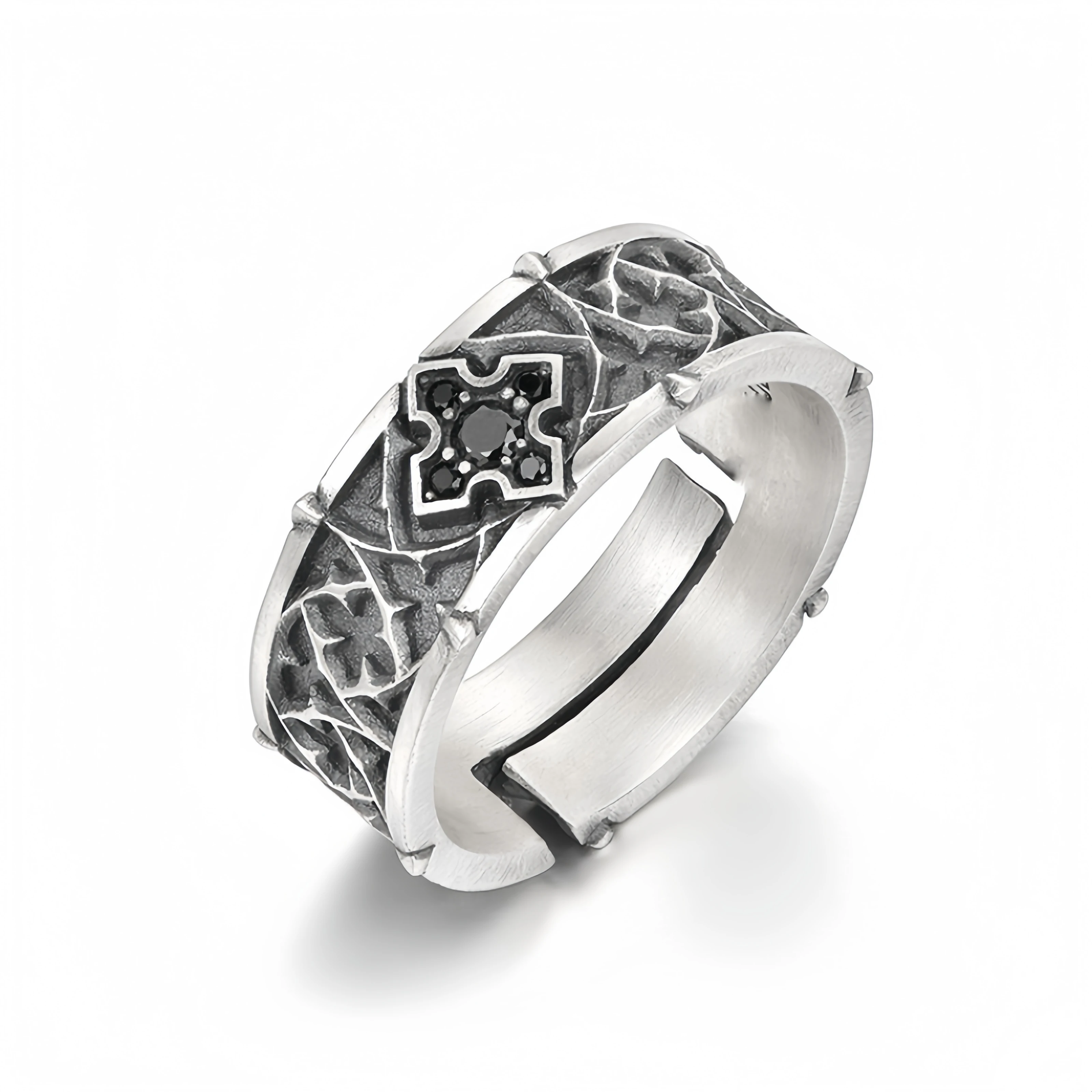 Cincin Terbuka Retro Crucifer  - Men'S Accessories Rings ulasan dan harga