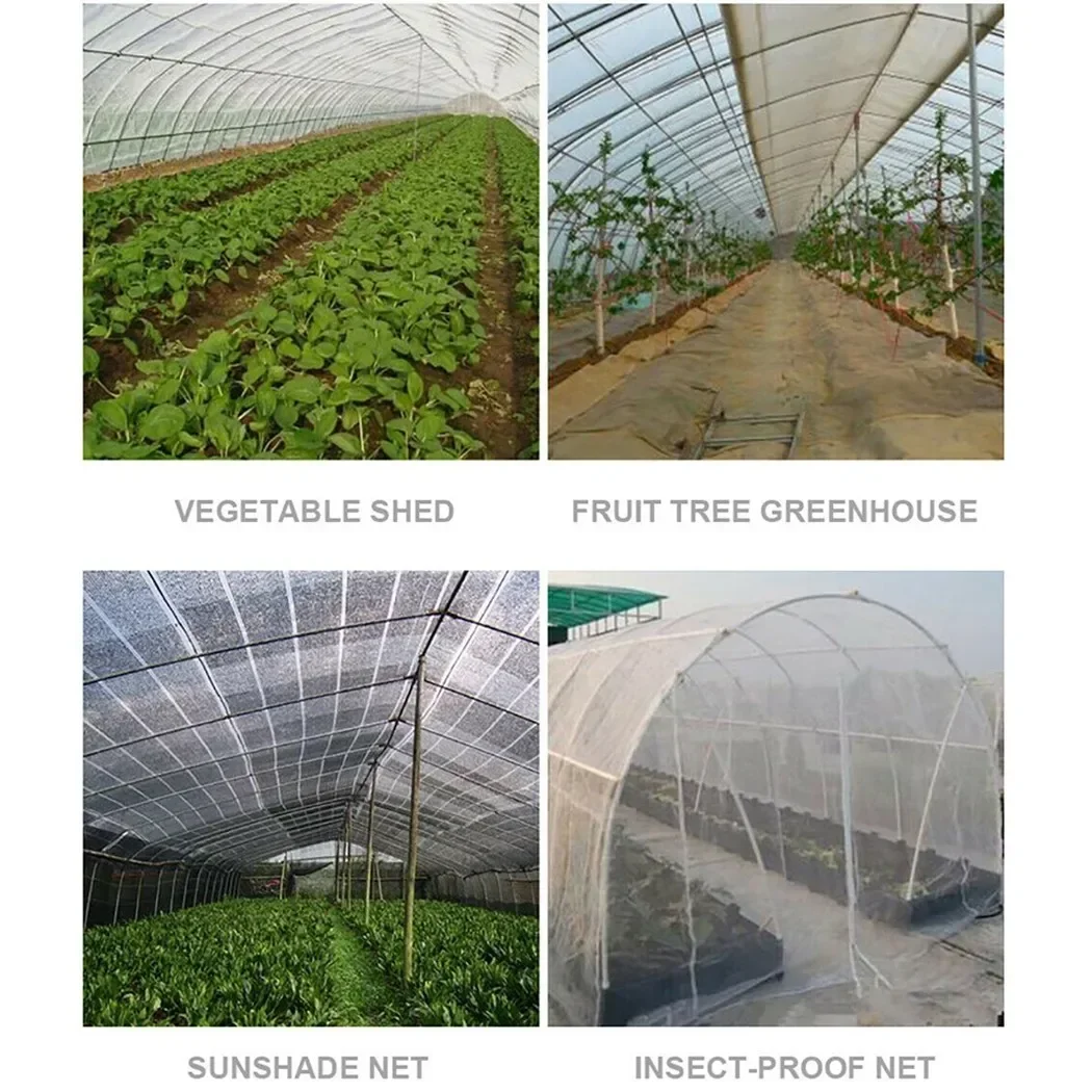 Sunshade Net Greenhouse Clips Tube White 19mm 20mm 20x 25mm Black Clamp Film Clips Fixed Frame Pipe Plant Plastic