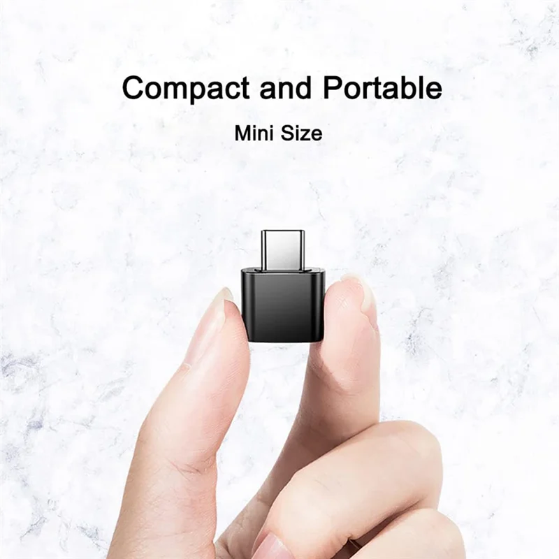 Adaptador USB C a USB 3,0 OTG, USB hembra a USB-C macho, Compatible con MacBook Pro, Samsung Galaxy