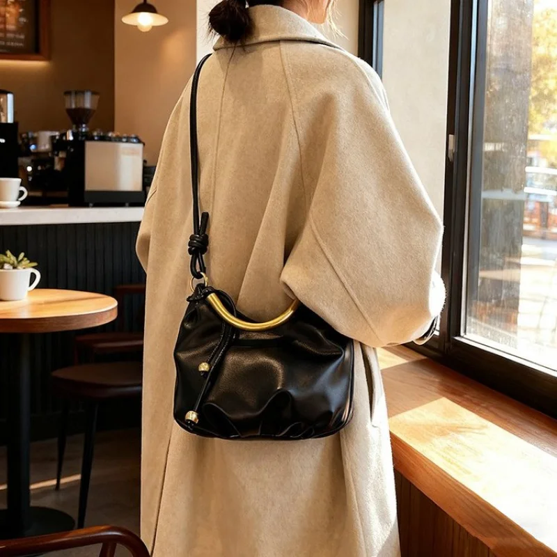 Элитная женская сумка через плечо из кожи с сиреневым узором, аргентинская повседневная элегантная винтажная просторная сумка ​