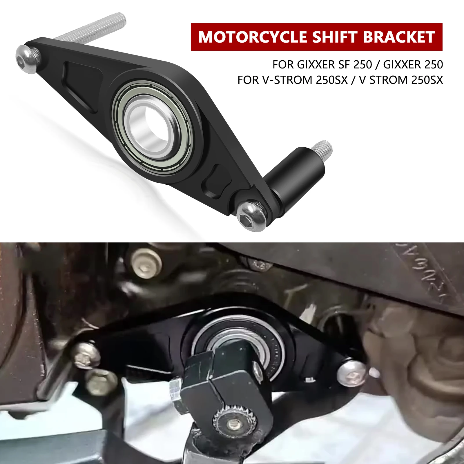 Para accesorios de soporte de cambio GIXXER SF 250 GIXXER 250 2024 v-strom 250SX 2024 V Strom 250 SX 2020 2021 2022 2023 2024