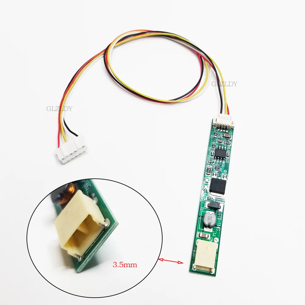 ノートブック用ユニバーサルLEDストリップライト,LEDモニター,インバーター,10〜24インチ,調整可能,ノートブック用,出力7.5〜9.6V