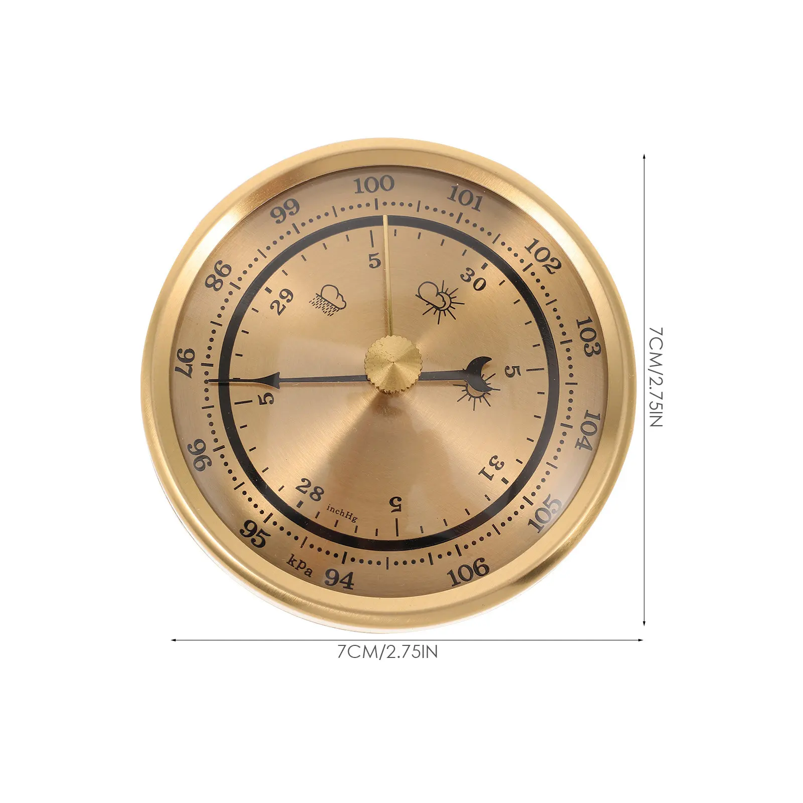 Large Screen Portable Barometer Thermometer Hygrometer Weather Forecast Station Air Pressure Gauge for Home Office Fishing