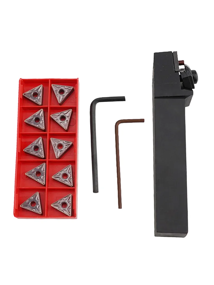 TNMG160408 Carbide Insert for WTJNR2020K16 for lathe Turning Tool Holder Consistent Performance in Dirty Environments