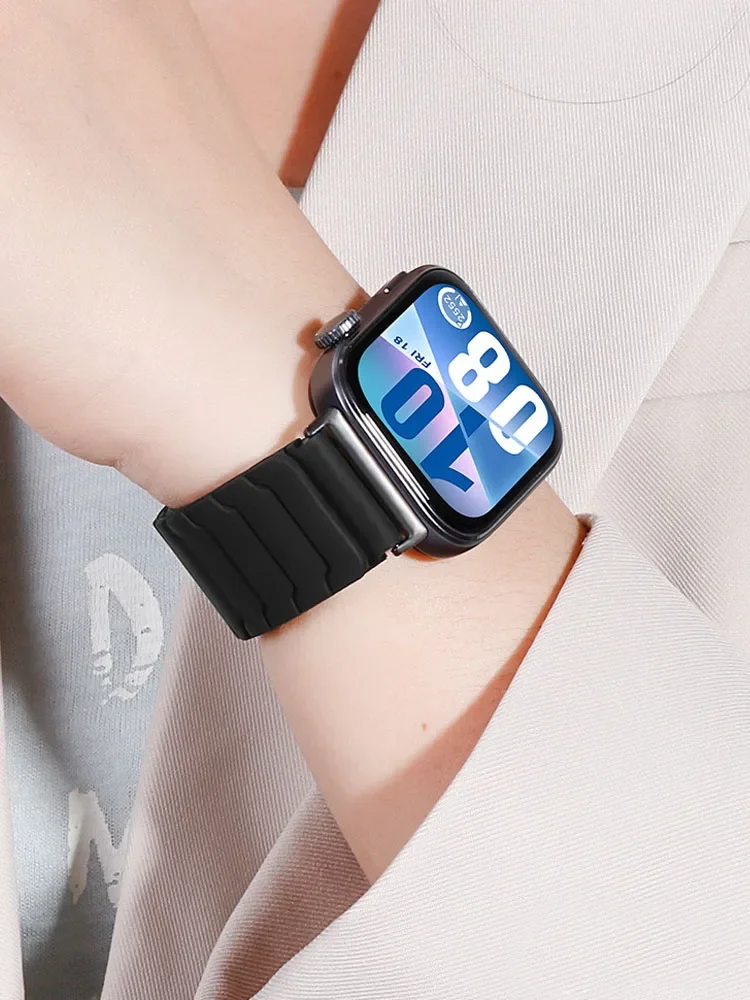 Silikonowy pasek sportowy do zegarka Huawei Fit 4/3 z magnetyczną klamrą Wygodny pasek do zegarka Huawei Fit 4 Pro Akcesoria do bransolet