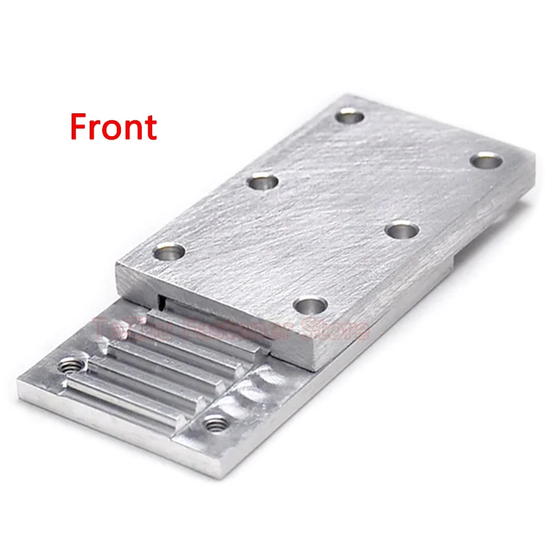 1 Set Aluminum Clamp Tooth Plate MXL/XL/L/2GT/3M/5M/8M For Fixed Clip Open Timing Belt Combination Connection Teeth Plate