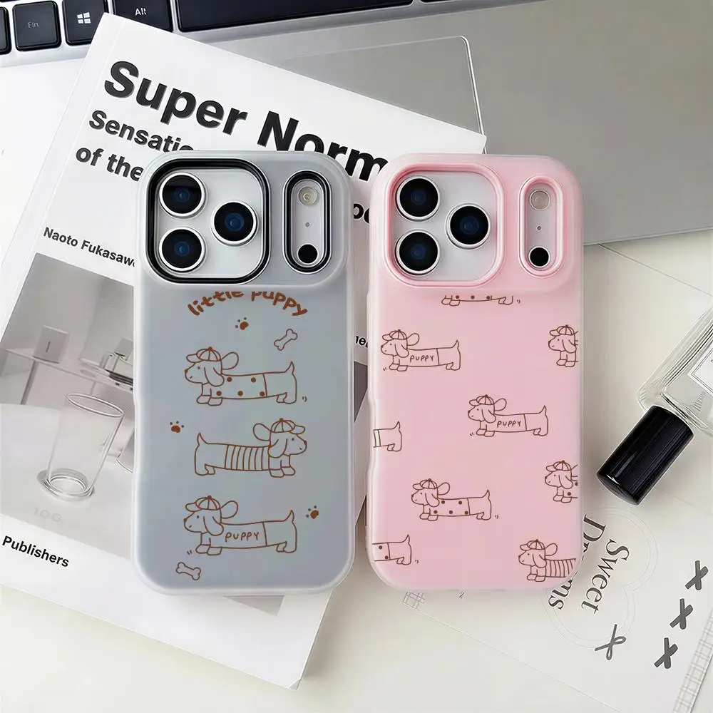 

d-dachshundS Phone Case 2-in-1 Detachable Clear Case with Slot for Cards & Photos iPhone 12-17