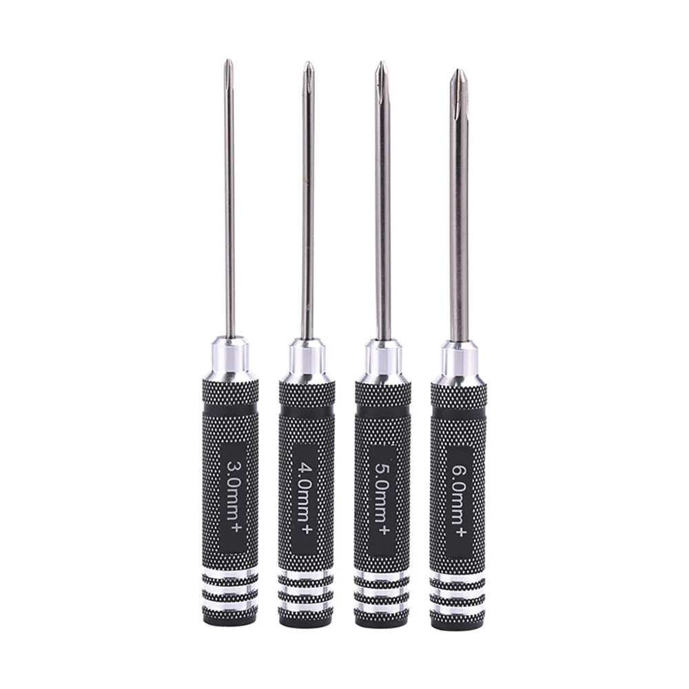RC Precision Screwdriver Set 4PCS Phillips Aluminium for RC Car Truck Buggy FPV Drone Quadcopter Helicopter Ship