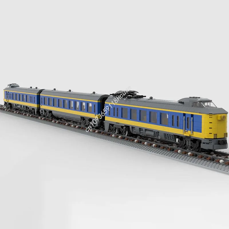 

1936 шт., Нидерланды, IC, модель регионального поезда, технология, образование, детский кирпич, игрушка на день рождения, Moc, строительные блоки для рождественского подарка