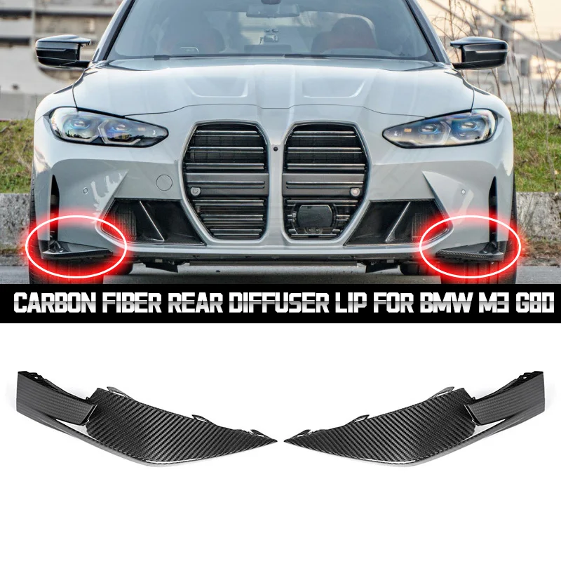 

High Performance Carbon Fiber Front Bumper Splitter Diffuser Lip Body Kits for BMW M3M4 G80G82