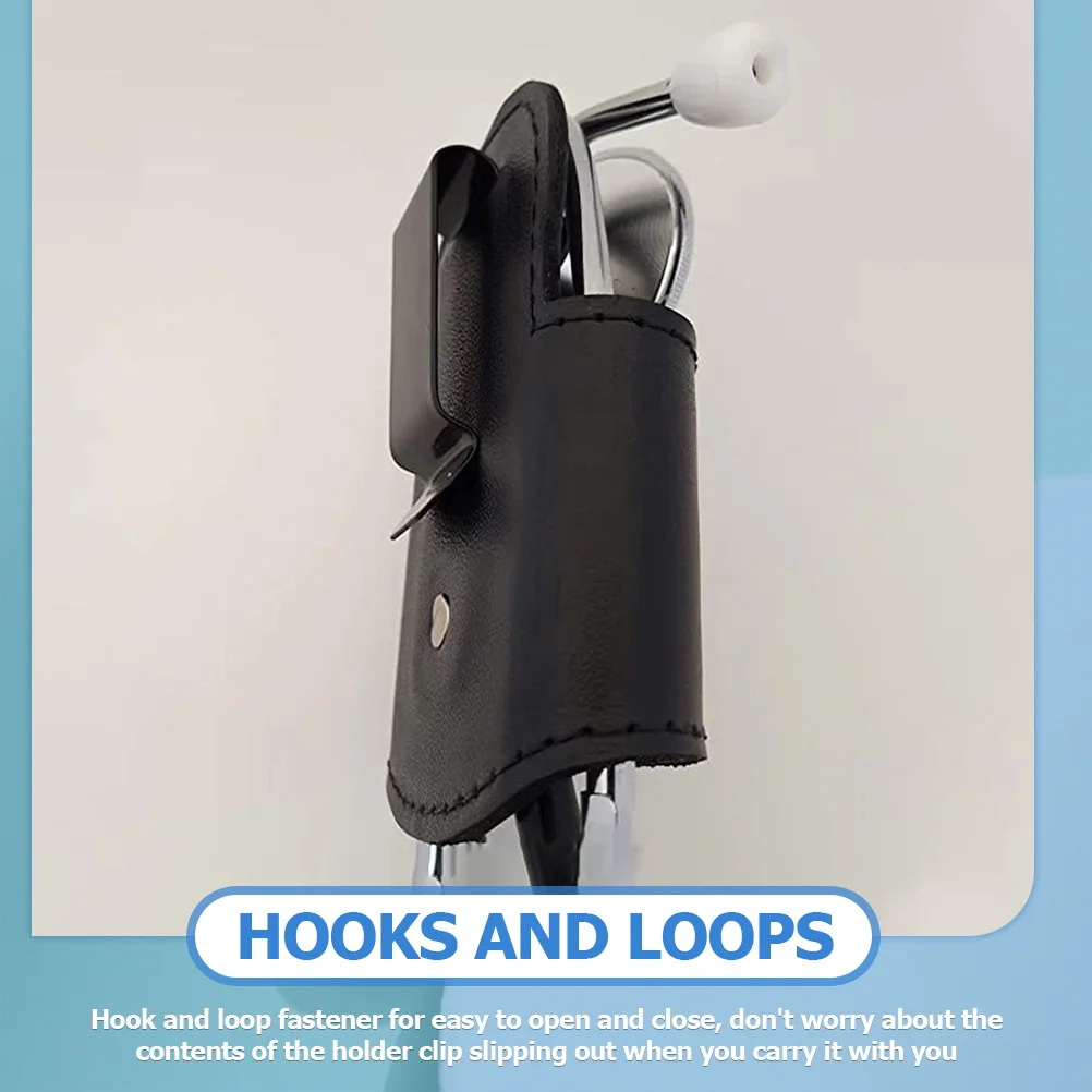 

Compact Stethoscope Clip Holder Made of with Reliable Closure System Portable Support for Pediatric and Adult