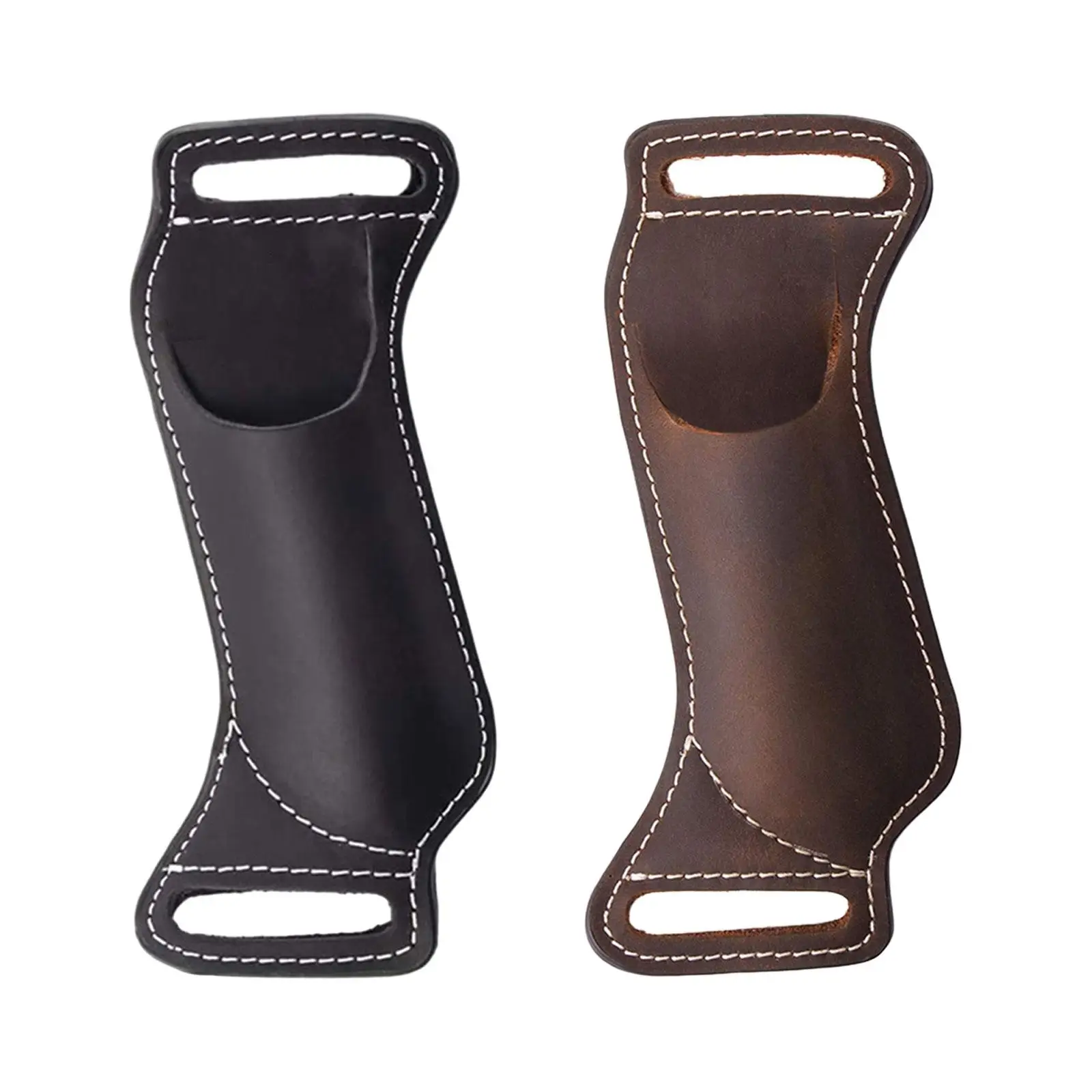 PU Leather Belt Sheath Knife Holder Knife Carrier, Knife Belt Pouch Horizontal Carry Sheath for Anniversary Outdoor