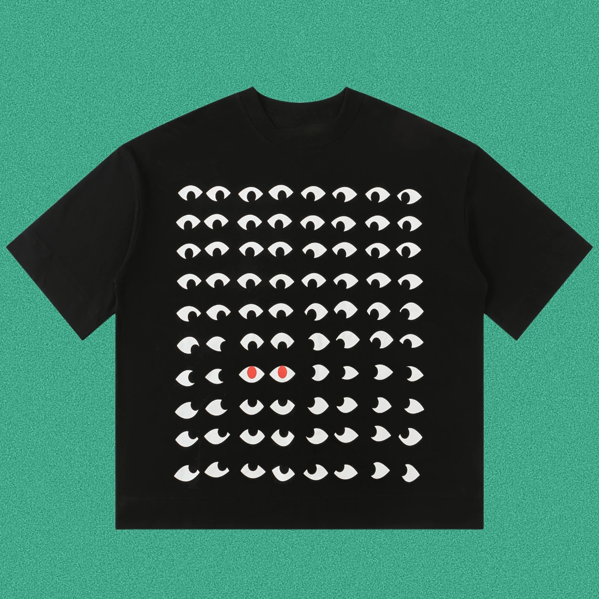 Pop House of Short Sleeve Correct Version Printed Ins American Streetwear Cotton T-Shirt Errors