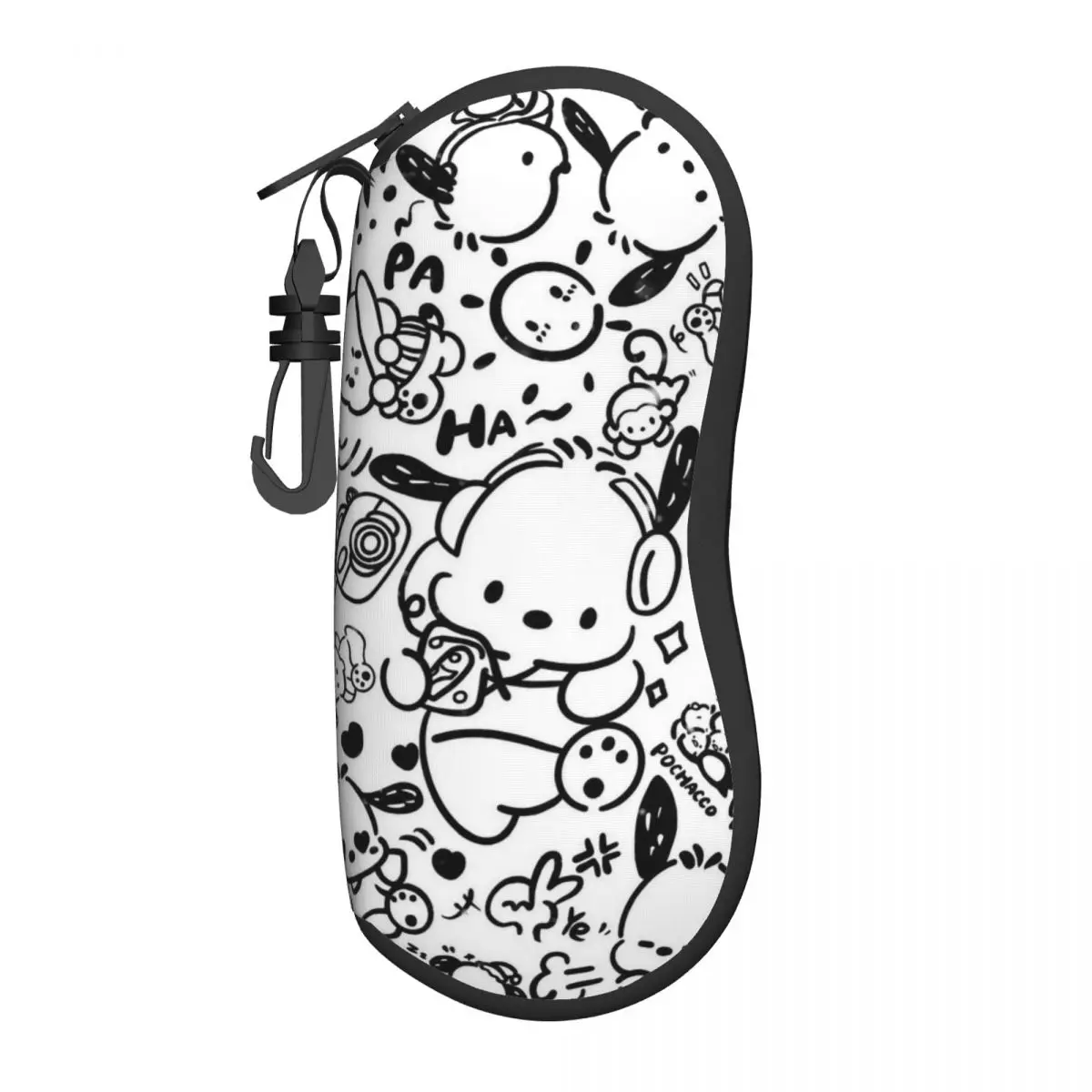 Pochacco Collage Cartoon Dog Glasses Case Fashion Accessories Reading Storage Box Ultra Glasses Box