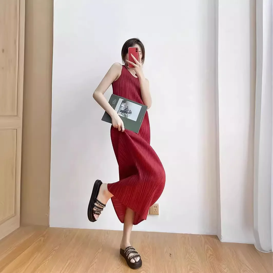 Sle básico redondo Ne Svel Midi comprimento envoltório em torno da saia colete versátil camada base cintura alta malha poliéster Dr